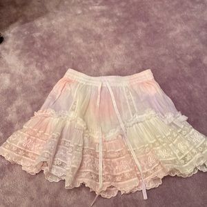 Love Shack Fancy rainbow skirt no longer selling on sight